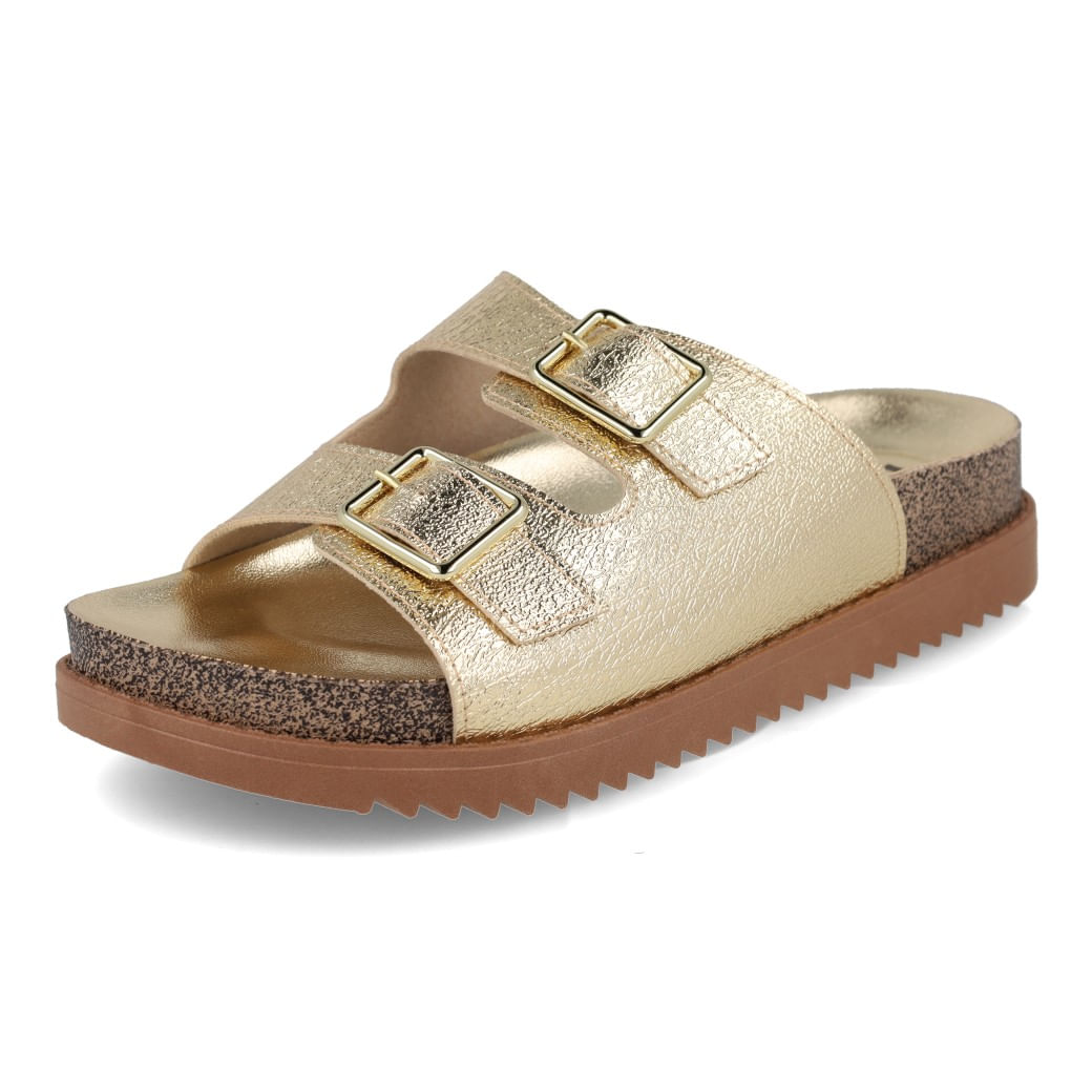 Moleca Tamanco 24-5500105-66 Dourado Metalizado Comfy Plus_8_999999992636804_